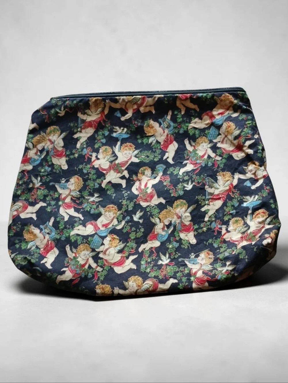 Vintage Zip-Up Bag | Travel | Make-Up Pouch